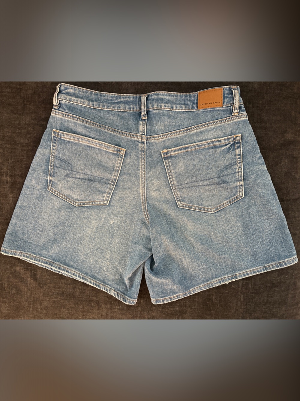 AE 8” Dreamy Drape Stretch Low Rise Baggy Jort - Picture 3 of 6